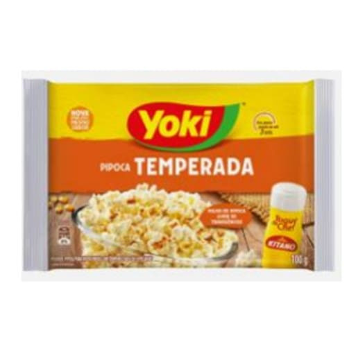 Pipoca Pop Corn Yoki 100 G Toque Chef.