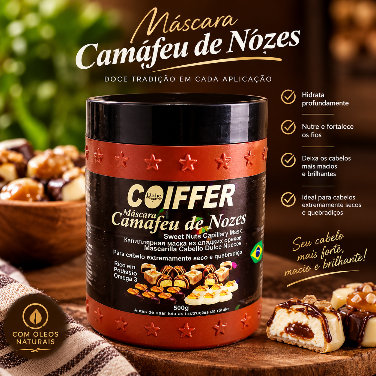 MASCARA CAMAFEU DE NOZES COIFFER 500GM