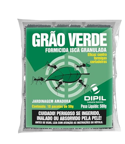 Isca Granulada Grao Verde 500G (10 sacos de 50g)