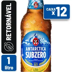 Cerveja Antarctica Subzero Retornável 1 Litro 