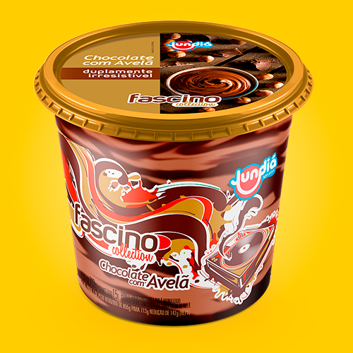 POTE FASCINO COLLECTION CHOCOLATE COM AVELÃ - 1.5lt
