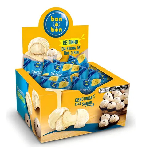 CX BOMBOM BON O BON "COCO/BEIJINHO" ARCOR 15G C/18UN**