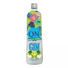 GIN QN SABOR MAÇÃ VERDE 900 ML