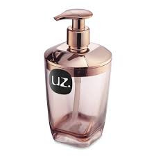 PORTA SABONETE LIQUIDO UZ PREMIUM ROSE 