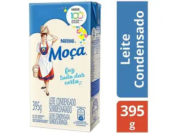 Leite Condensado Semi Desnatado (Moça) 395g