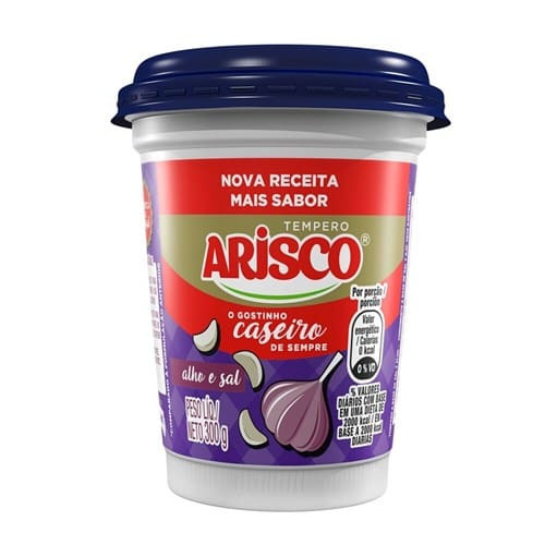 Tempero Alho e Sal Arisco 300g