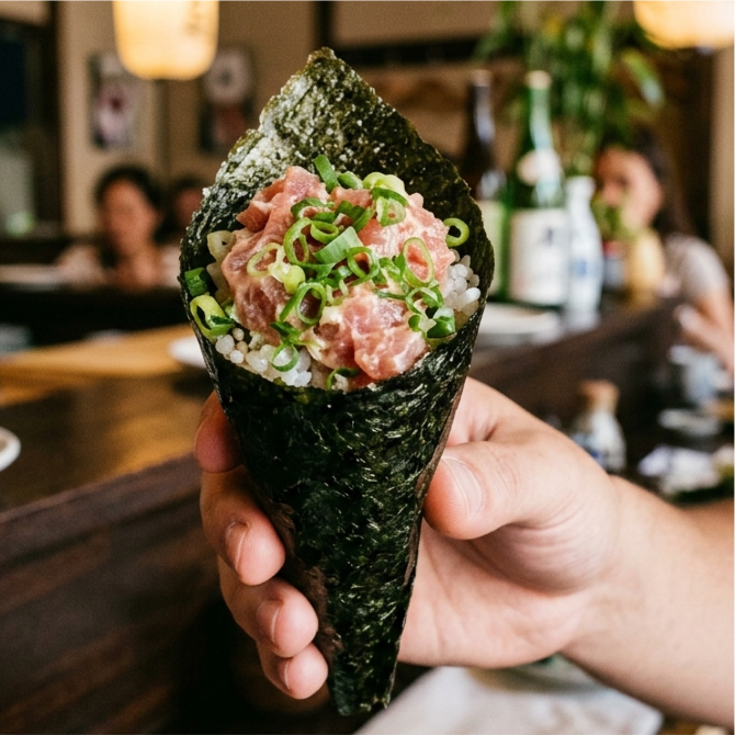 TEMAKI ATUM C CEBOLINHA