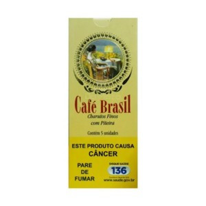 CIGARRILHA CAFE BRASIL CX COM 5 UND