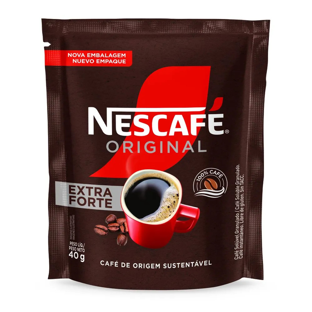 Cafe Nescafe Sache 40g Original Extra Forte