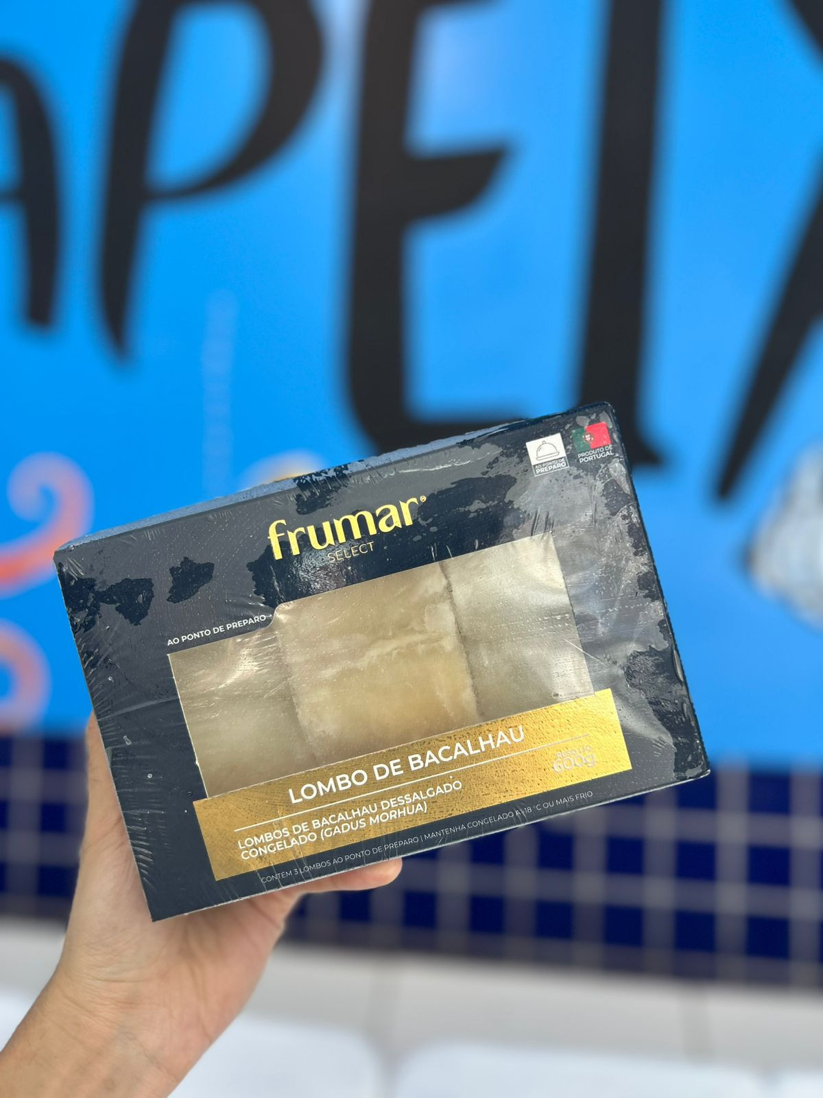 Lombo de bacalhau frumar select 600g