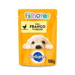 Ração Úmida para Cães Filhotes Sabor Frango Ao Molho Pedigree 100g