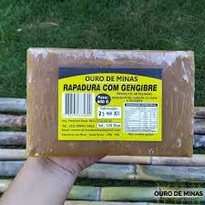 Rapadura Ouro De Minas Gengibre 600g