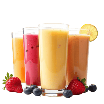 SUCO DE POLPA COM LEITE