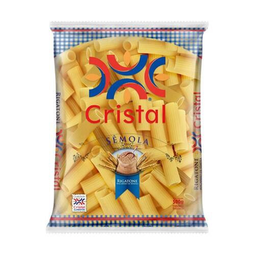 Macarrão de Sêmola Cristal Rigatone Embalagem 500g