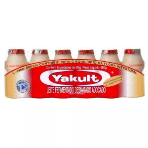 FD LEITE FERMENTADO YAKULT 80G C/6UN