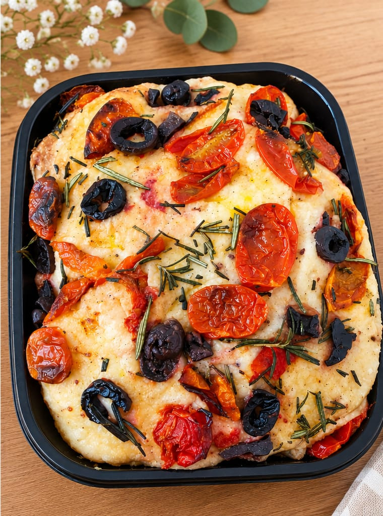 FOCACCIA DE AZEITONA