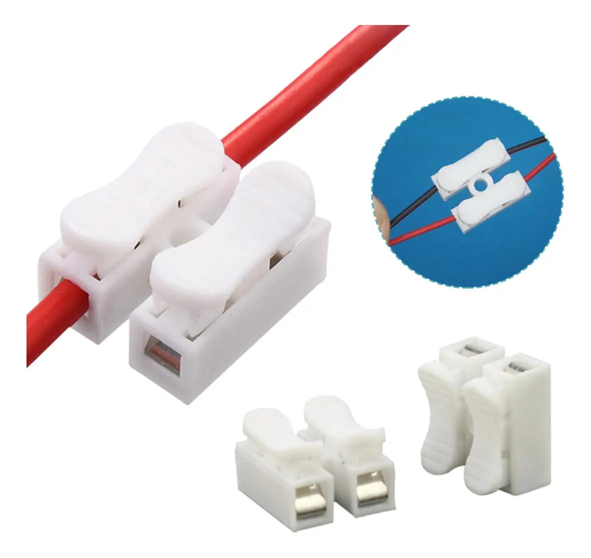 kit Com 10 Emendas de fio engate rápido