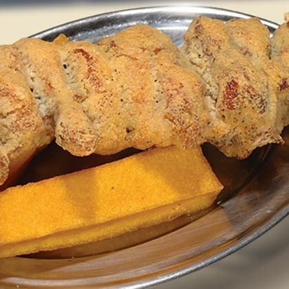Galeto com Queijo e Bacon