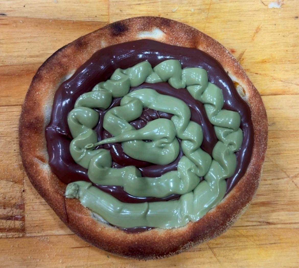 ESF DE PISTACHE COM NUTELLA