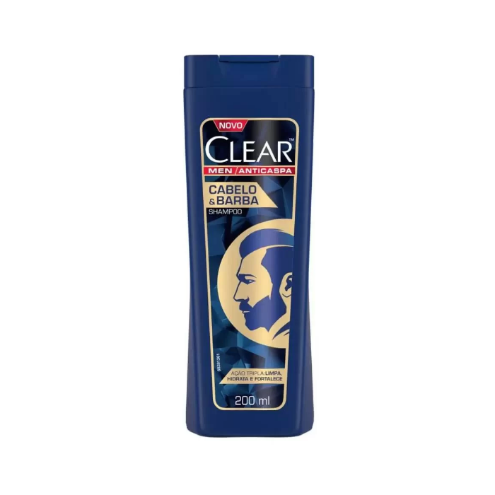 SHAMPOO CLEAR MEN CABELO E BARBA 200ML