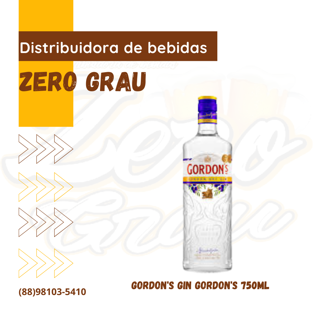 GIN GORDON DRY GARRAFA 750 ML