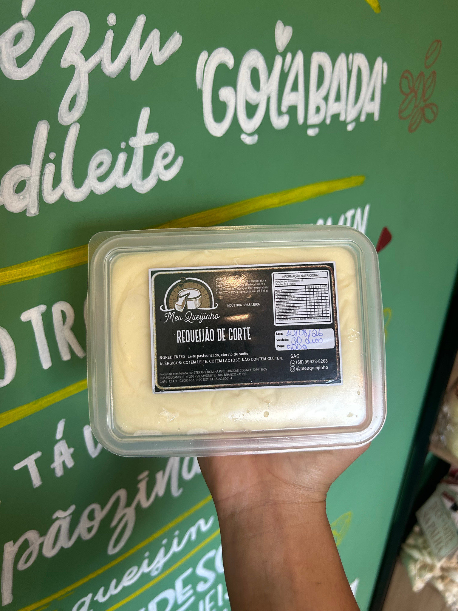 Requeijao de corte Meu queijinho - 250g