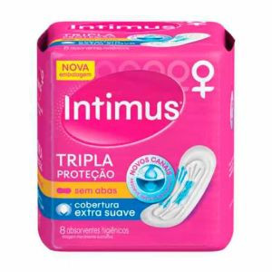 ABSORVENTE INTIMUS S/ ABAS SUAVE C/8UN