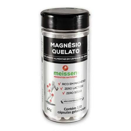 Vita Magnesio Quelato 433mg Meissen Pt 120cap