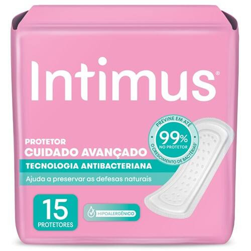 Protetor Díário Tecnologia Antibacteriana Intimus 15un