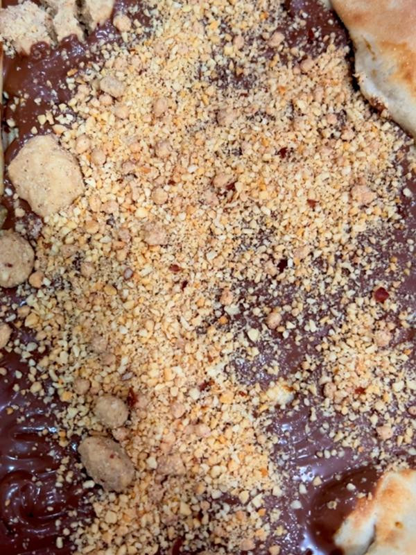 PIZZA NUTELLA E AMENDOIM