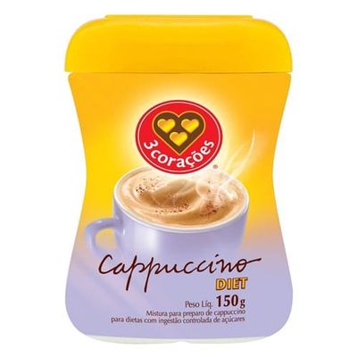 Cappuccino Diet 3 Corações 150g