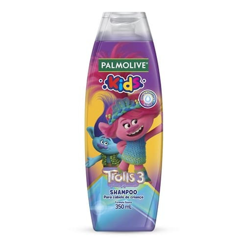Shampoo para Crianças Kids Trolls Todos Os Tipos de Cabelo Palmolive 350ml