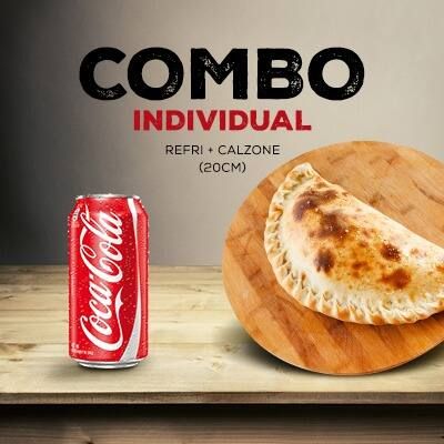 1 Calzone 20cm + 1 Coca-Cola Lata