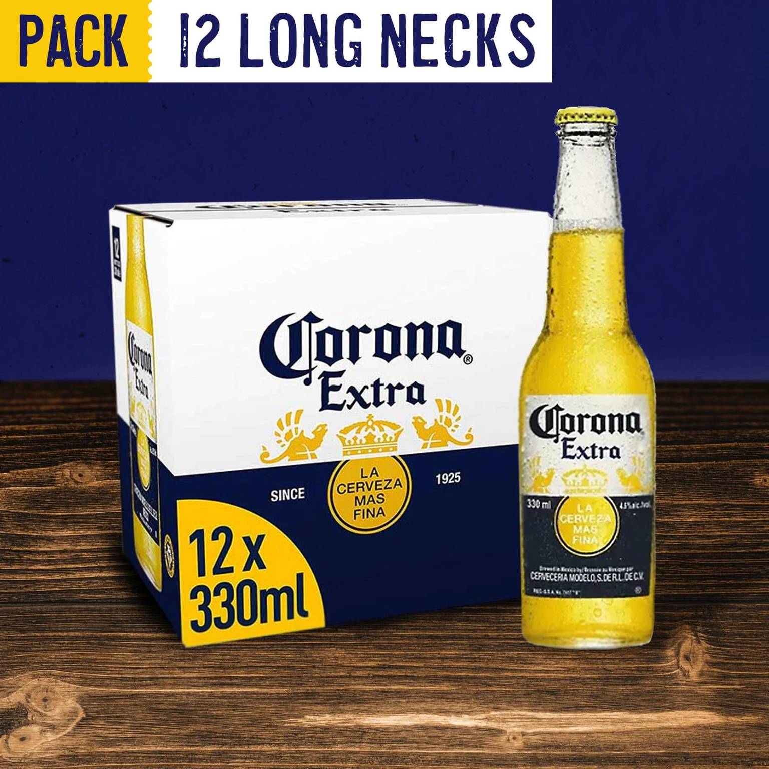 MEIO FARDO CORONA LONGNECK 12X330ML