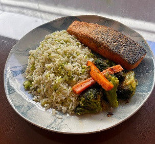 Salmão Grelhado & Legumes