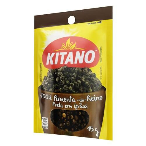 Pimenta em Grão Preta Kitano 15g