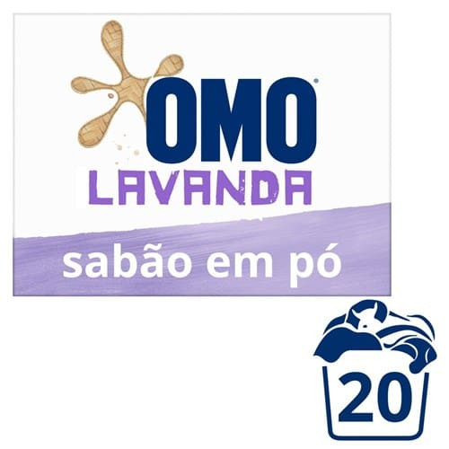 Sabão em Pó Lavanda Omo 1,6kg