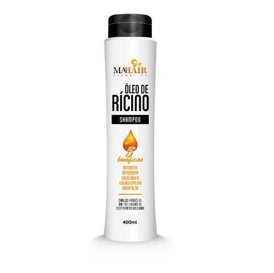 SHAMPOO OLEO DE RICINO 400ML MAHAIR