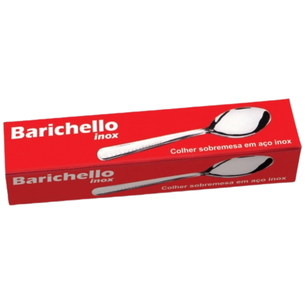 COLHER SOBREMESA BARRICHELO INOX C/12UN