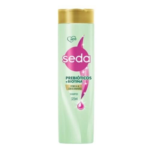 Shampoo Força e Crescimento Prebióticos + Biotina Seda 325ml