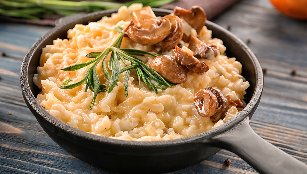 RISOTO DE COGUMELOS