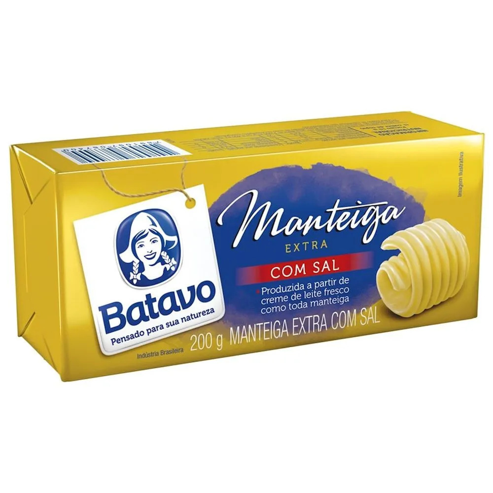 MANTEIGA BATAVO C/ SAL BARRA 200G