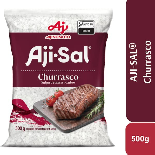 Sal Grosso Aji-sal Churrasco Ajinomoto 500g