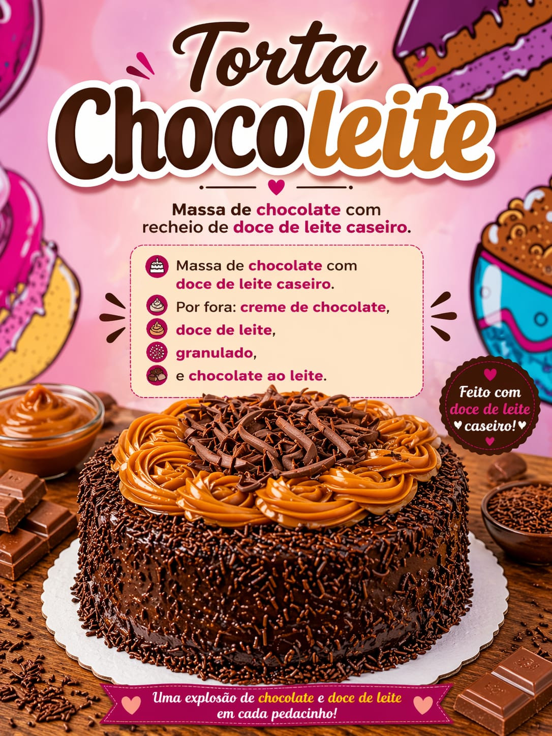 TORTA CHOCOLEITE