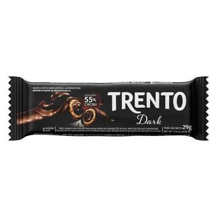 Wafer Recheado Trento Dark Choc 55 % Cacau 29g