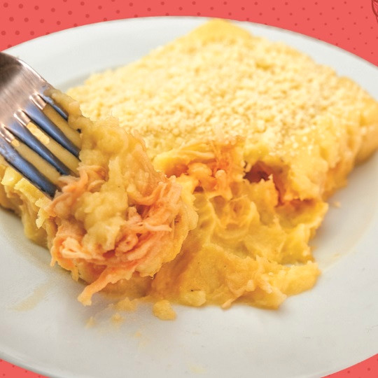 Escondidinho De Batata Doce Com Salmão- 315G