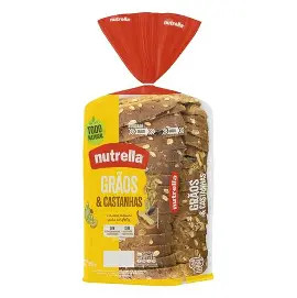 Pao de Forma Graos Castanhas (Nutella) 450g