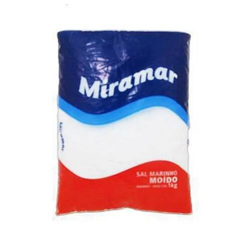 Sal Refinado Miramar Moido 1kg