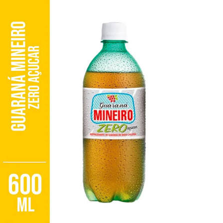 REFRIGERANTE GUARANA MINEIRO ZERO 600ML