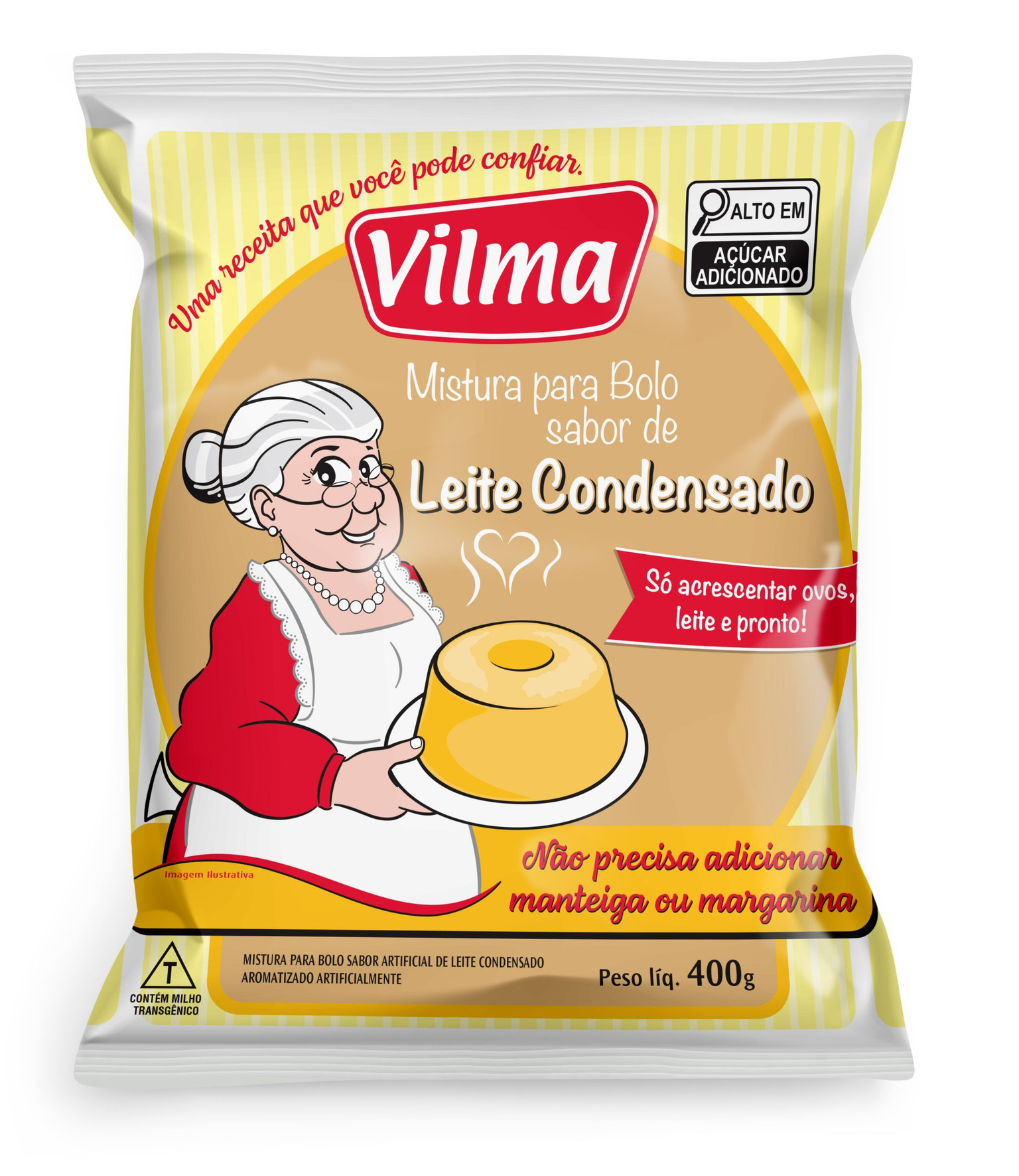 Mistura para bolo Vilma leite Condensado